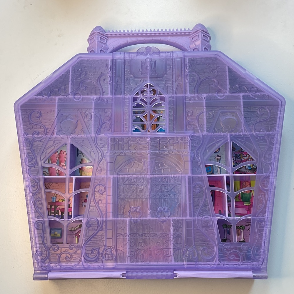 Monster High Purple Dollhouse Case